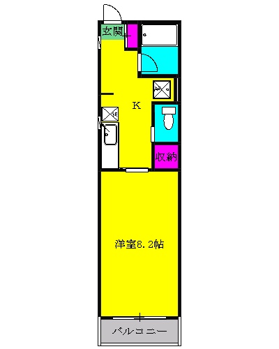 アジュールの間取り