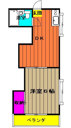 屋敷グリーンハイツAの間取り