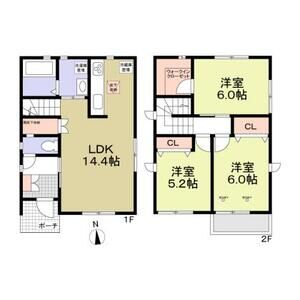 コンコルディア シティ いだかだいB棟の間取り