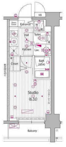 グランド・ガーラ桜木町駅前の間取り