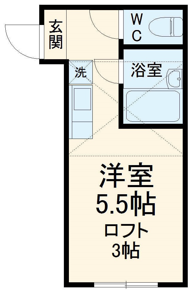 パンシオン新丸子の間取り