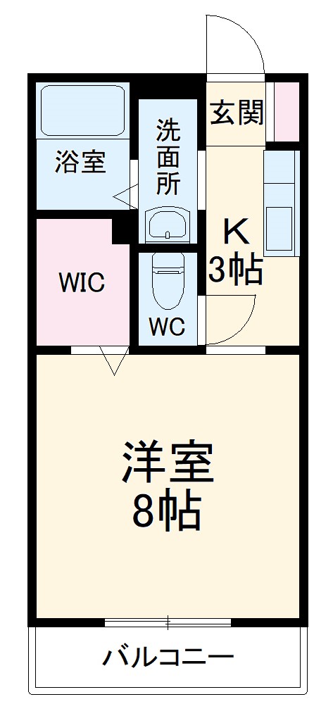 クレール・ワタナベの間取り