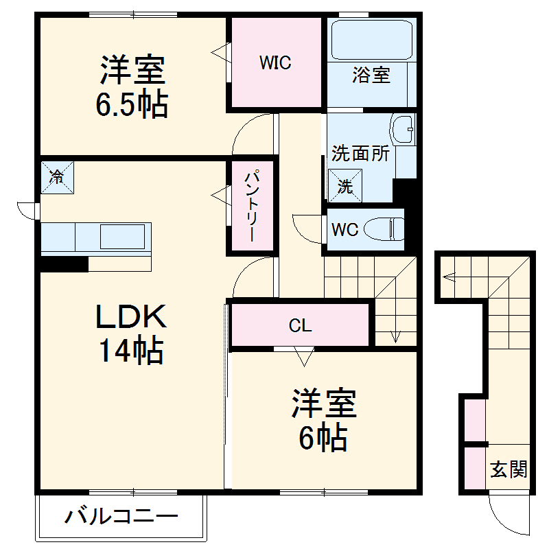 サンセールSの間取り