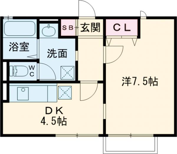 ハナハイムの間取り