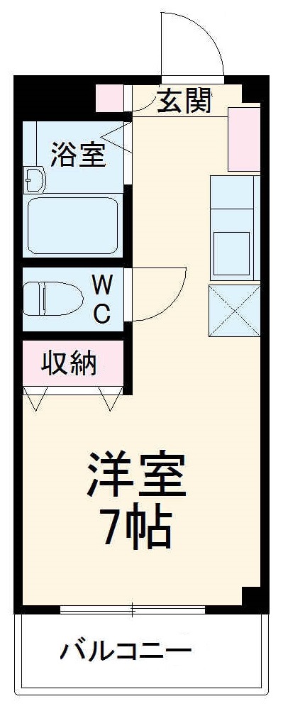 ファーストシティ六会の間取り