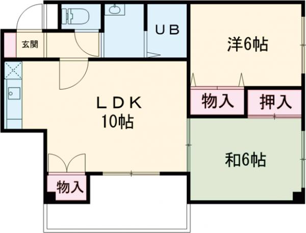 マロンハイツの間取り