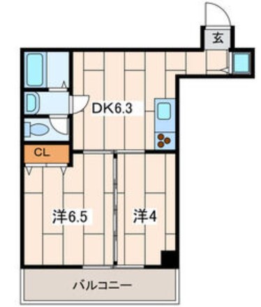 ローズマンションR&Aの間取り