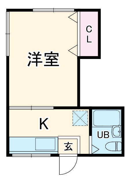 ハイツ横浜の間取り