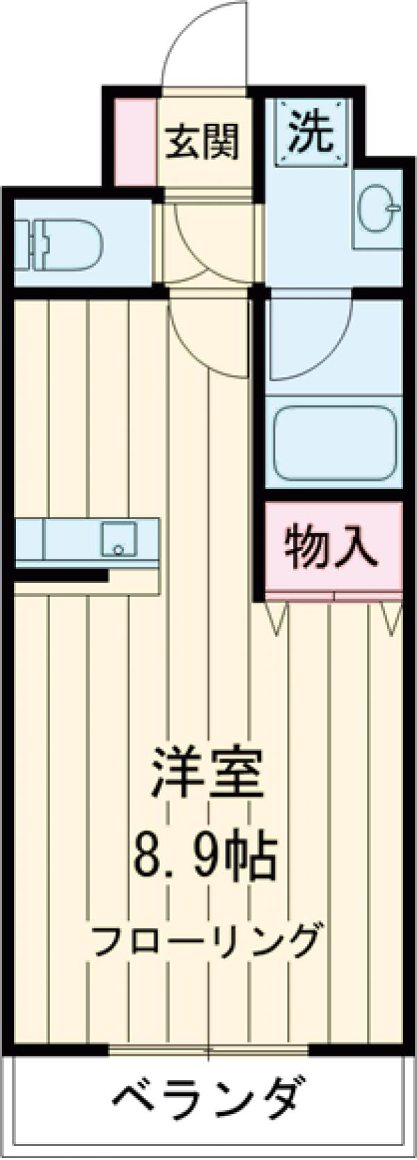 アヴァンセ京葉の間取り