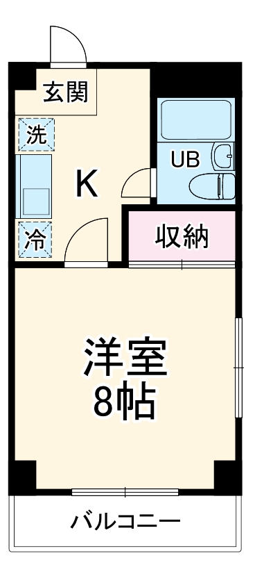 コクブマンションの間取り