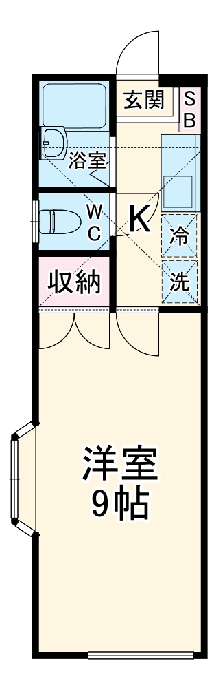 ヴィユー芳桑の間取り
