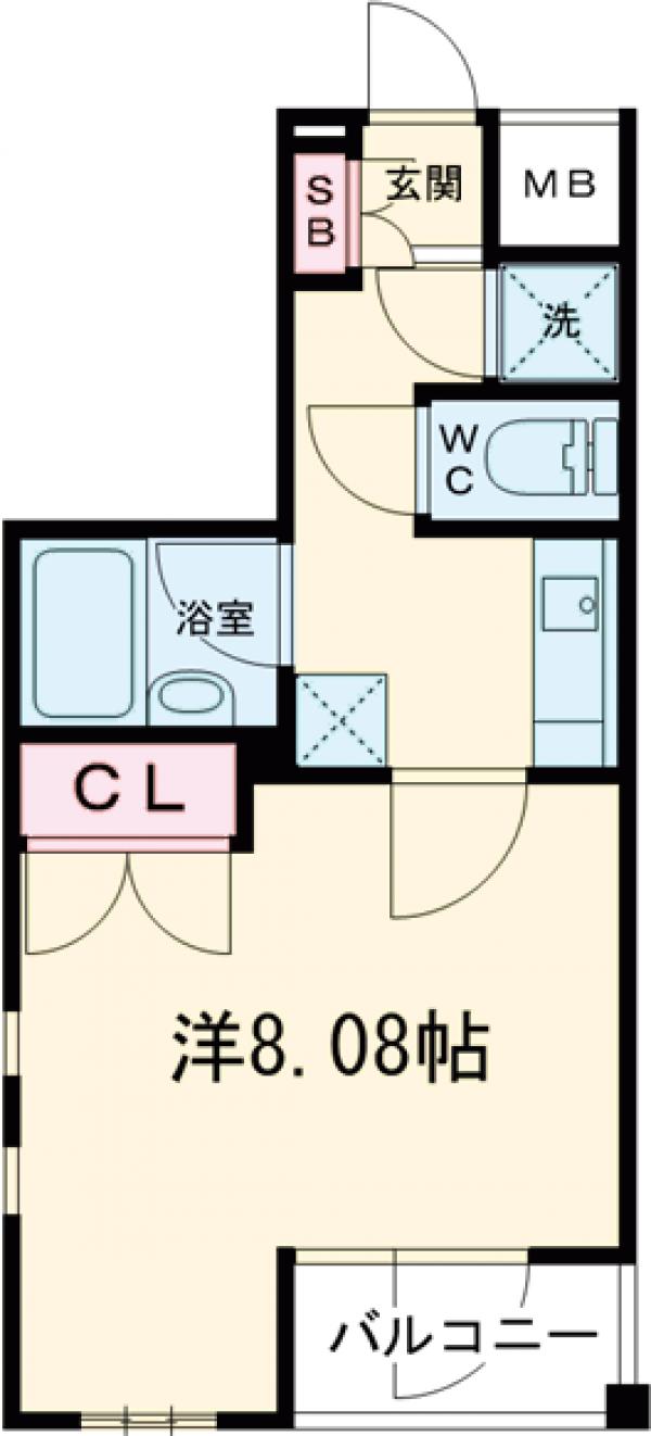 パレホームズ武蔵関の間取り