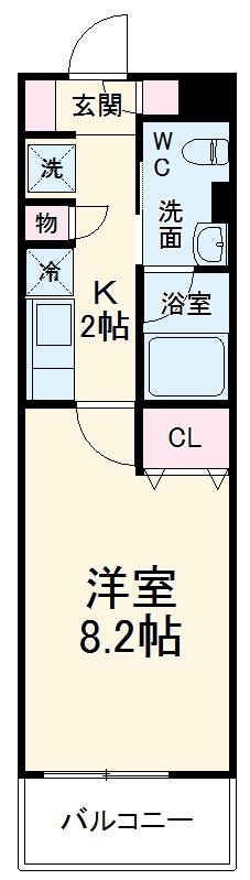 ミリアビタNO.11の間取り