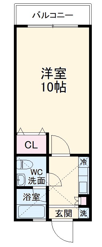 ペルテローザ猫実の間取り