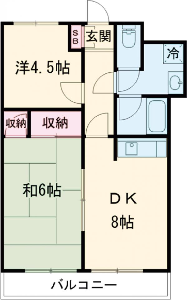 ヴィラコーヨーの間取り