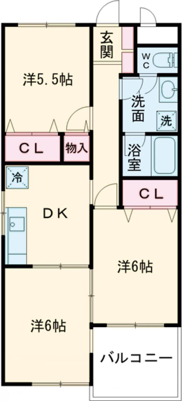 フラワーパークの間取り
