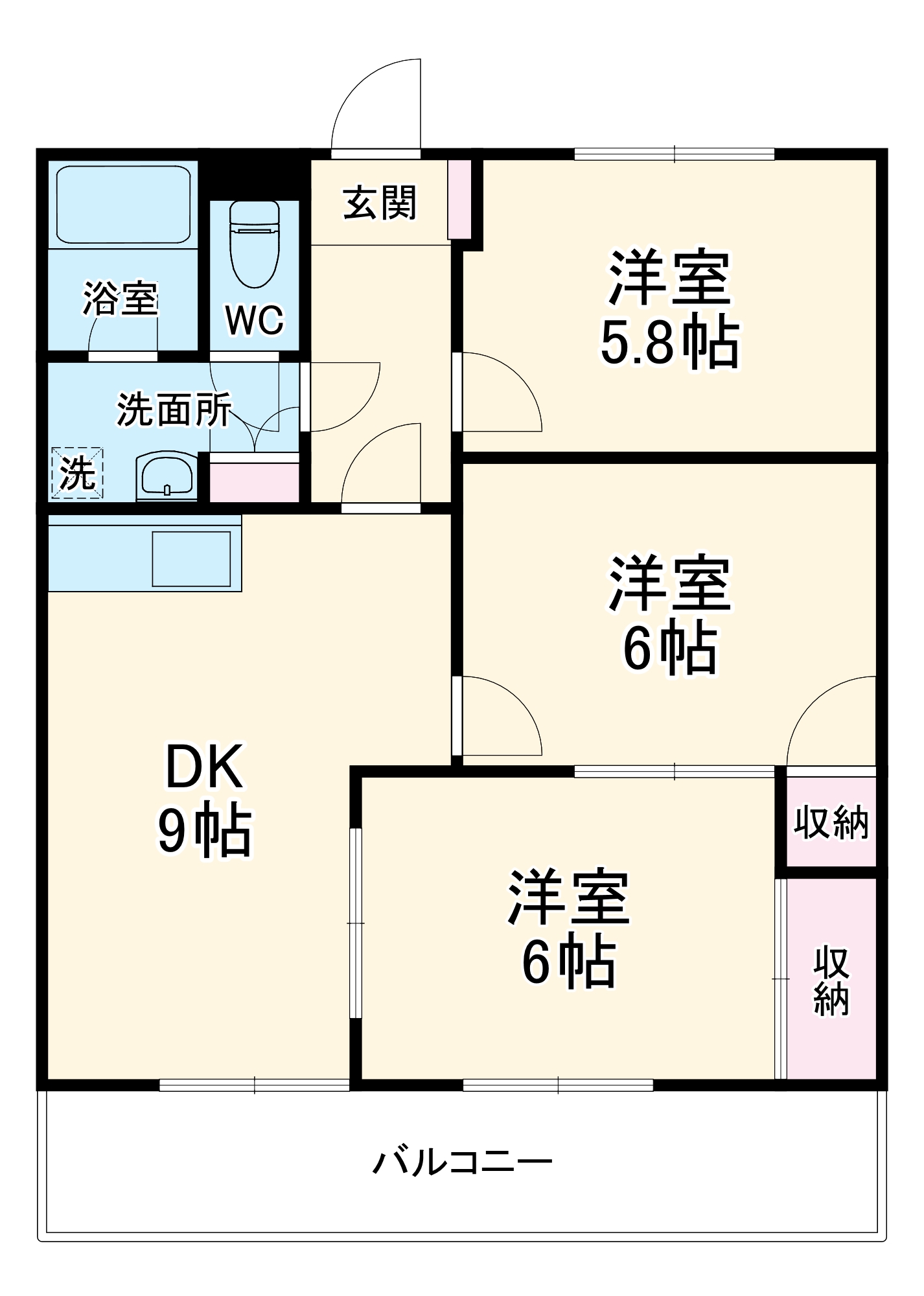 グリーンヒルズ香川の間取り