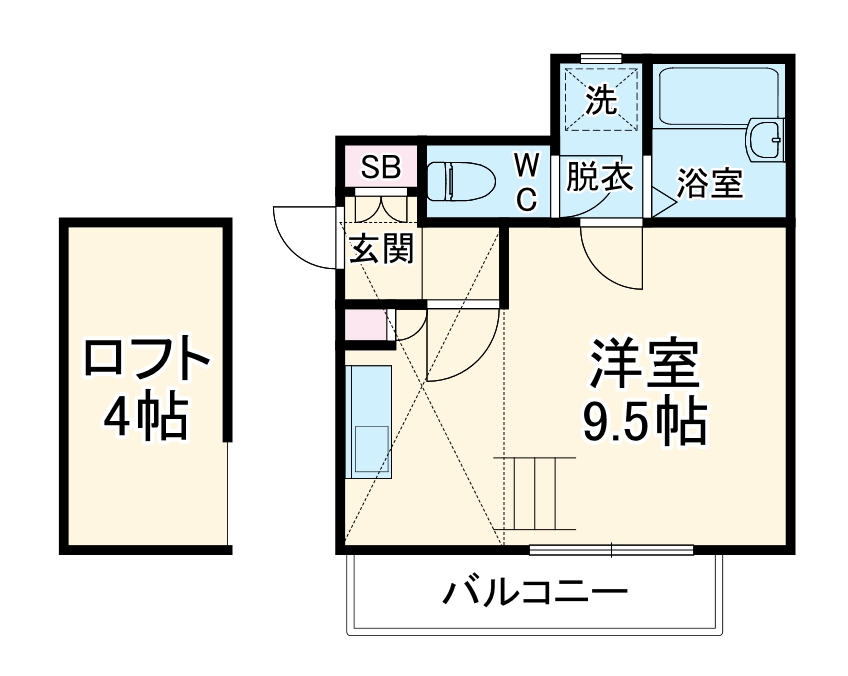 アニメイト井土ヶ谷の間取り