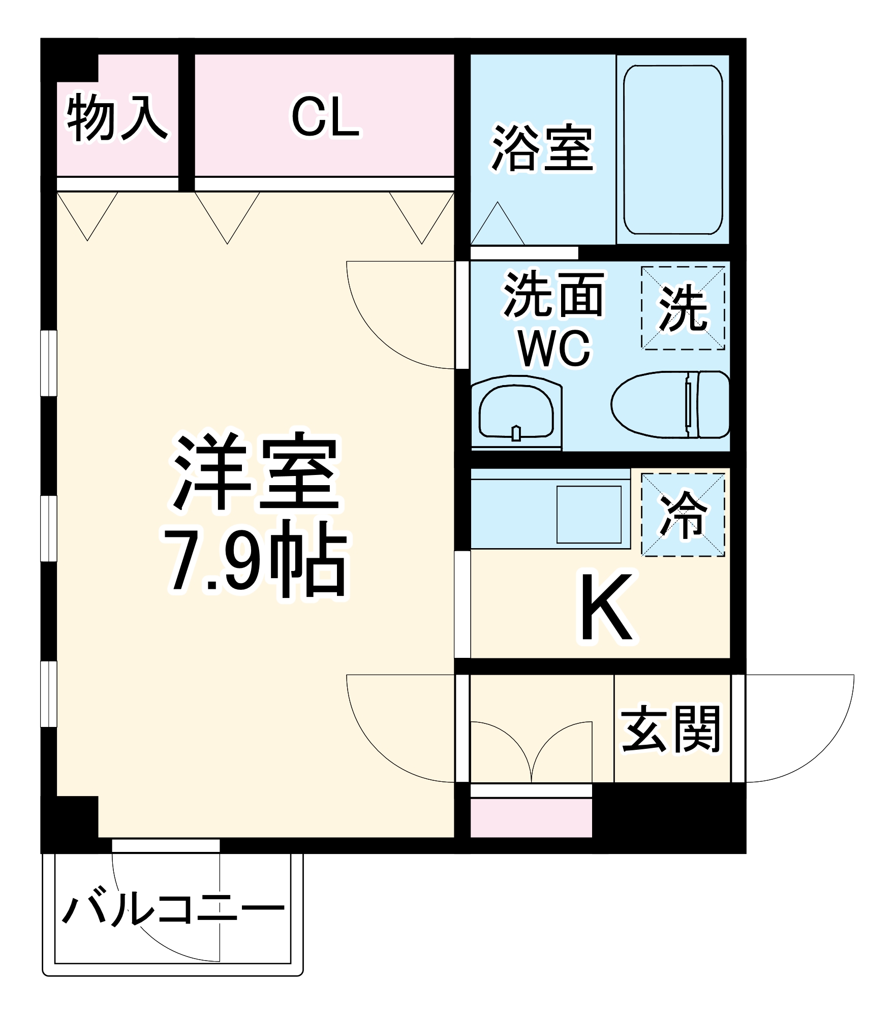 α-FICTIONの間取り