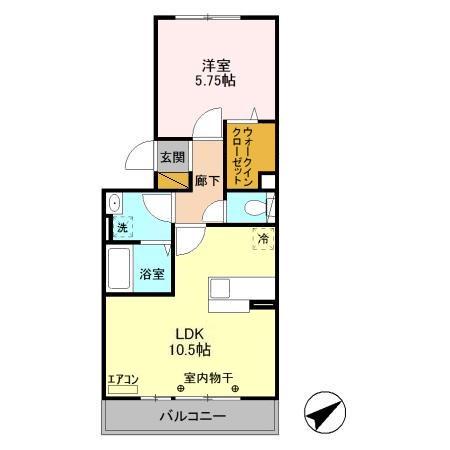 メルベーユⅡの間取り