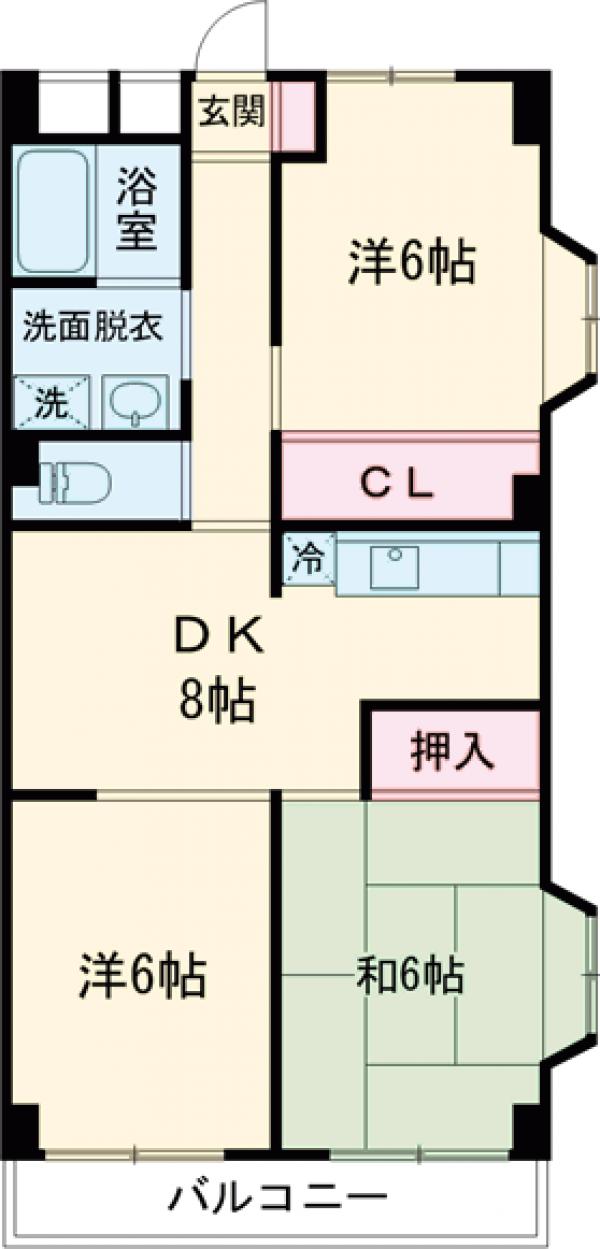 メゾン・リヴィエールの間取り