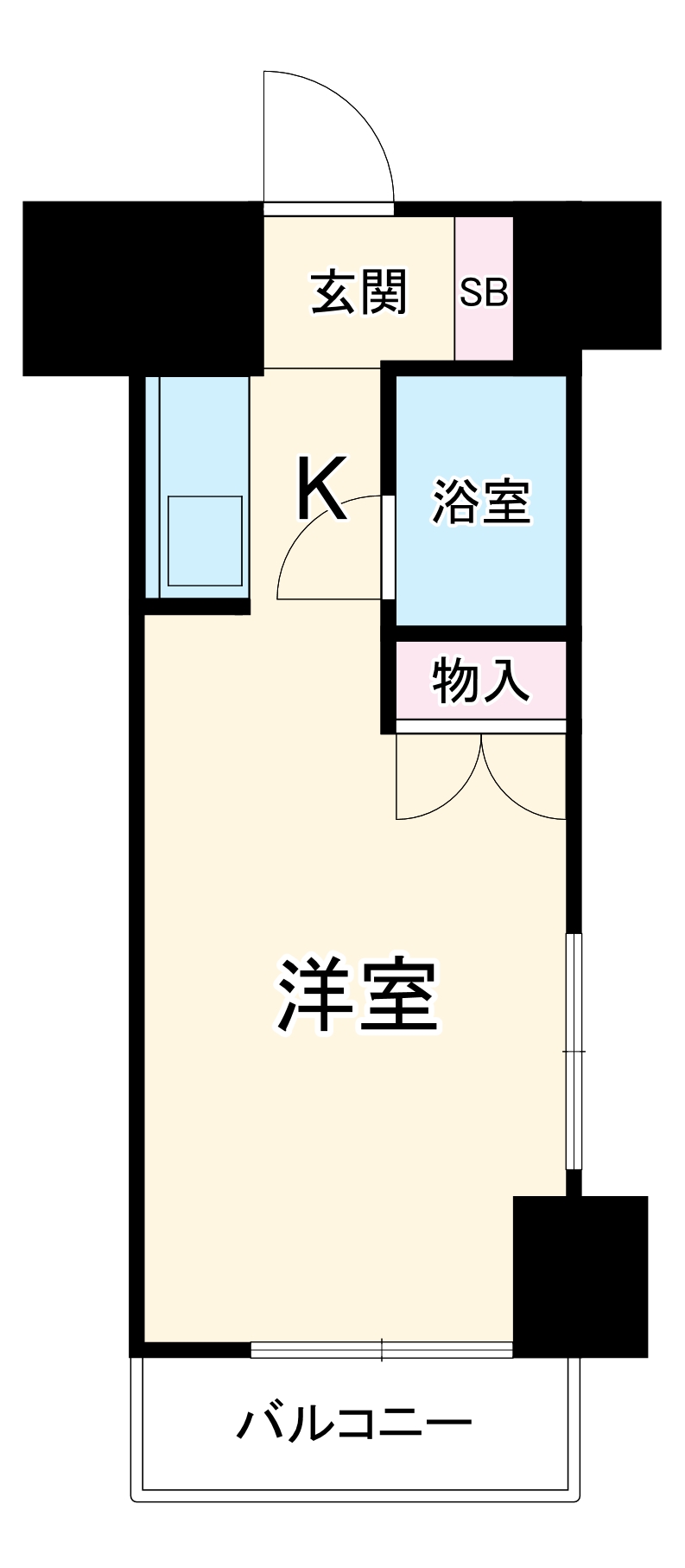 ル・グラン元町の間取り