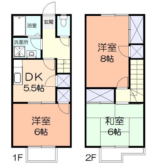 アフェットハイツの間取り