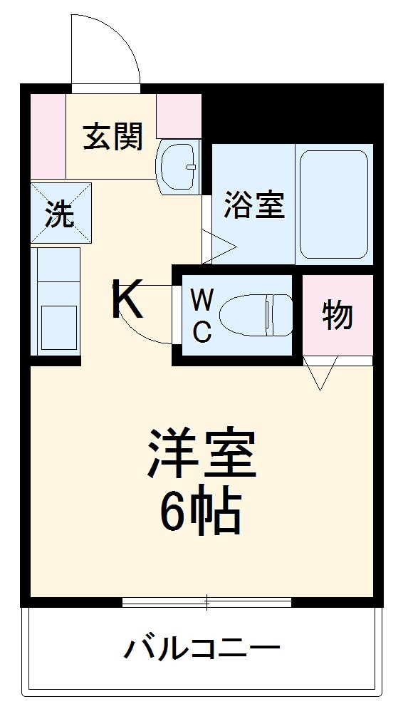 ライオンズマンション関内第6の間取り