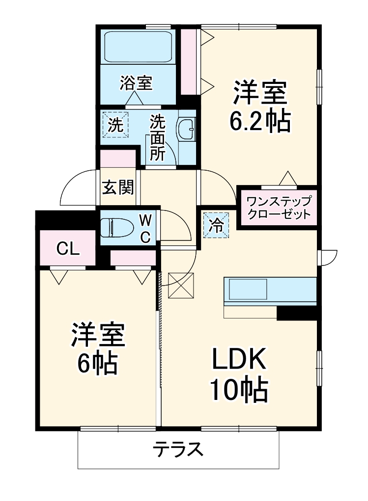 アリエスマンションの間取り