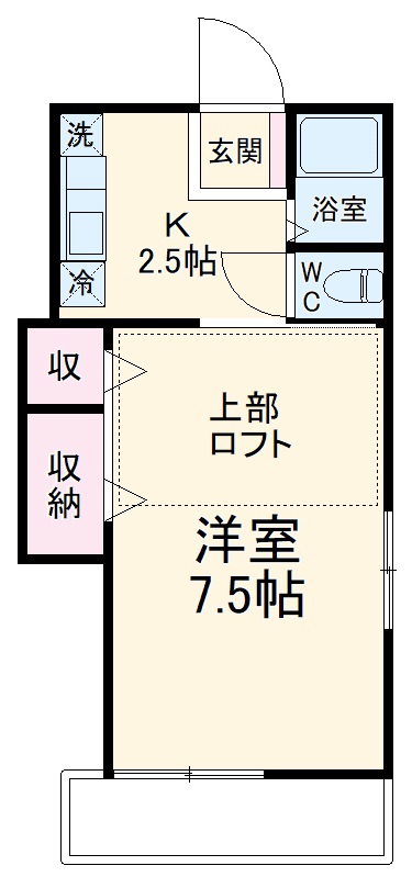 アヴェニール湘南Ⅱの間取り