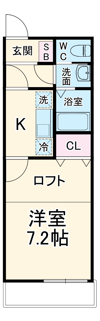 リヴィエール湘南Ⅲの間取り