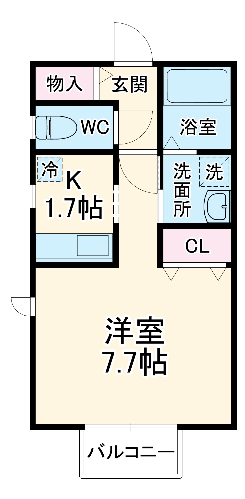 アコルデ反町の間取り
