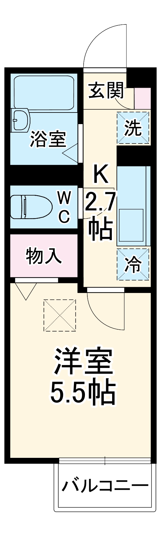 クレスト西戸部の間取り