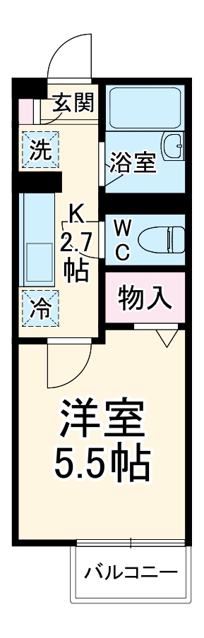 クレスト西戸部の間取り