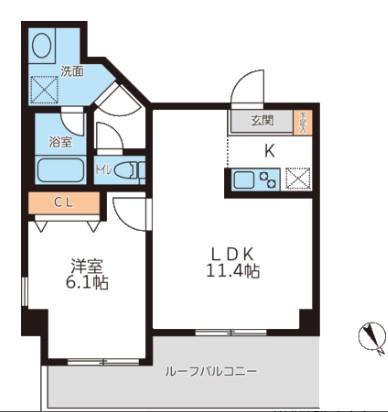 ミュプレ吉祥寺の間取り