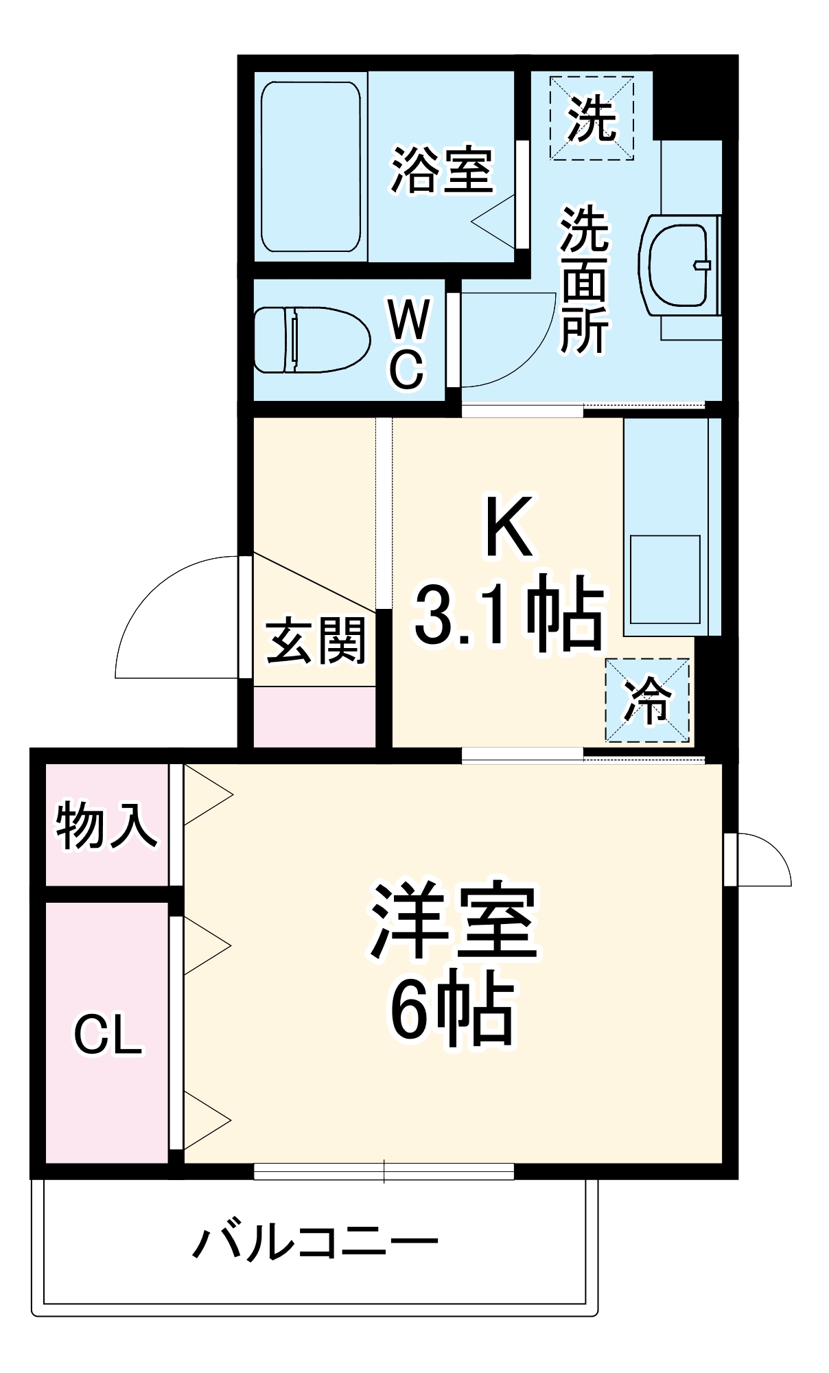 メゾンソレイユの間取り