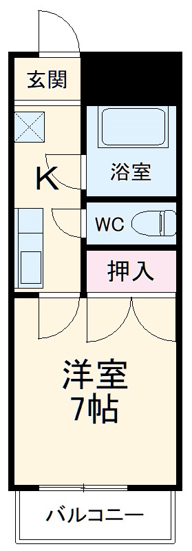 グリーンパレス2の間取り