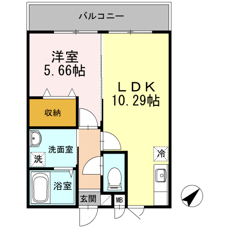 エクレールHP上星川の間取り