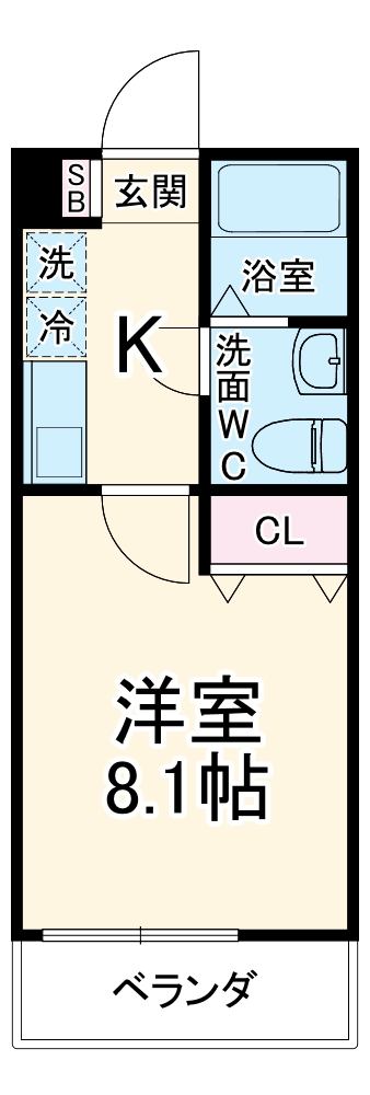 フィールドサイドの間取り