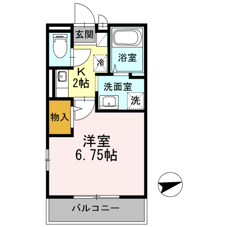 フローラハイムの間取り