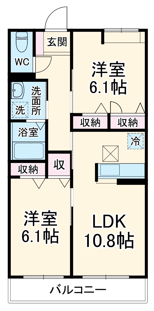 アネシス湘南の間取り