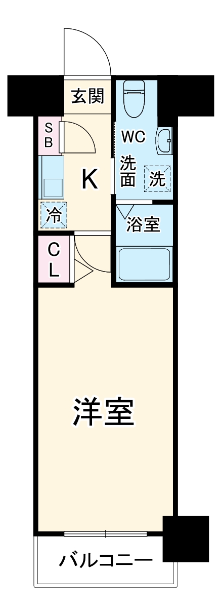 グリフィン新横浜・参番館の間取り
