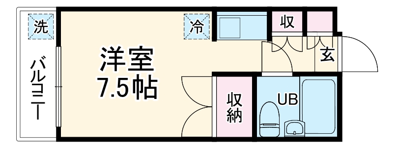 メゾン・ド・リヴァージュの間取り