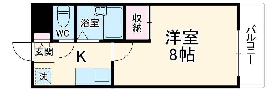 リヴェール牧の間取り