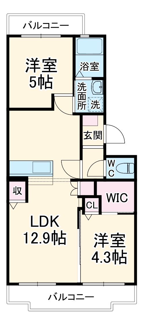 深見台レジデンスの間取り