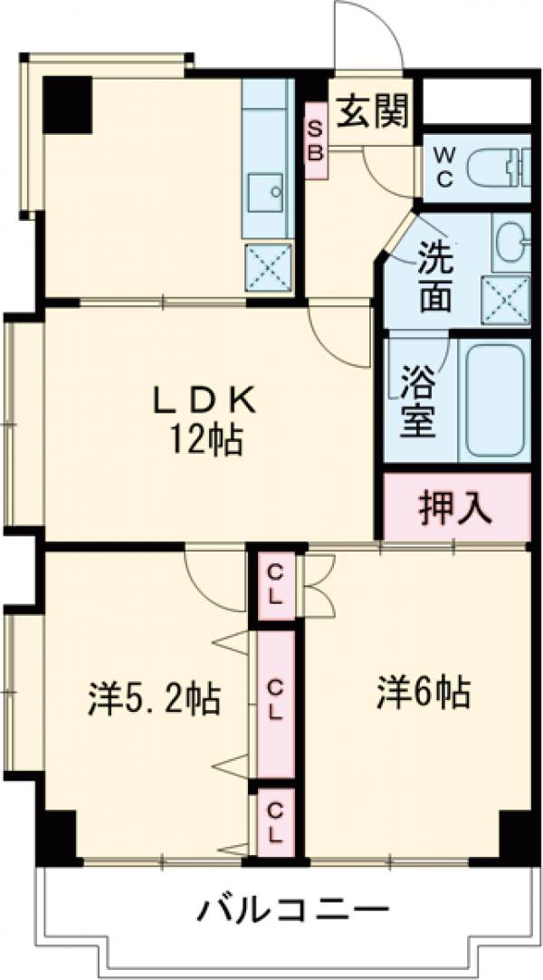 Com・Caldecottの間取り