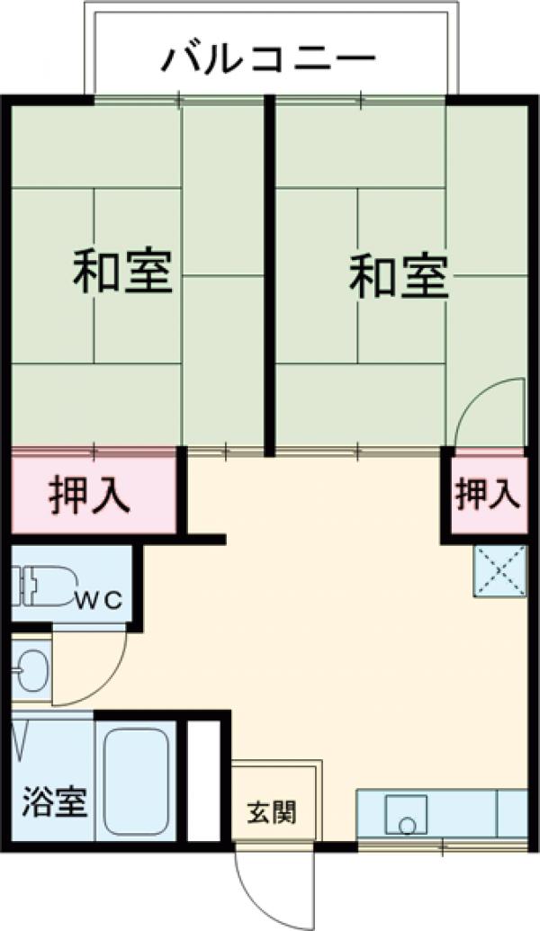 サンハイツ春江町の間取り