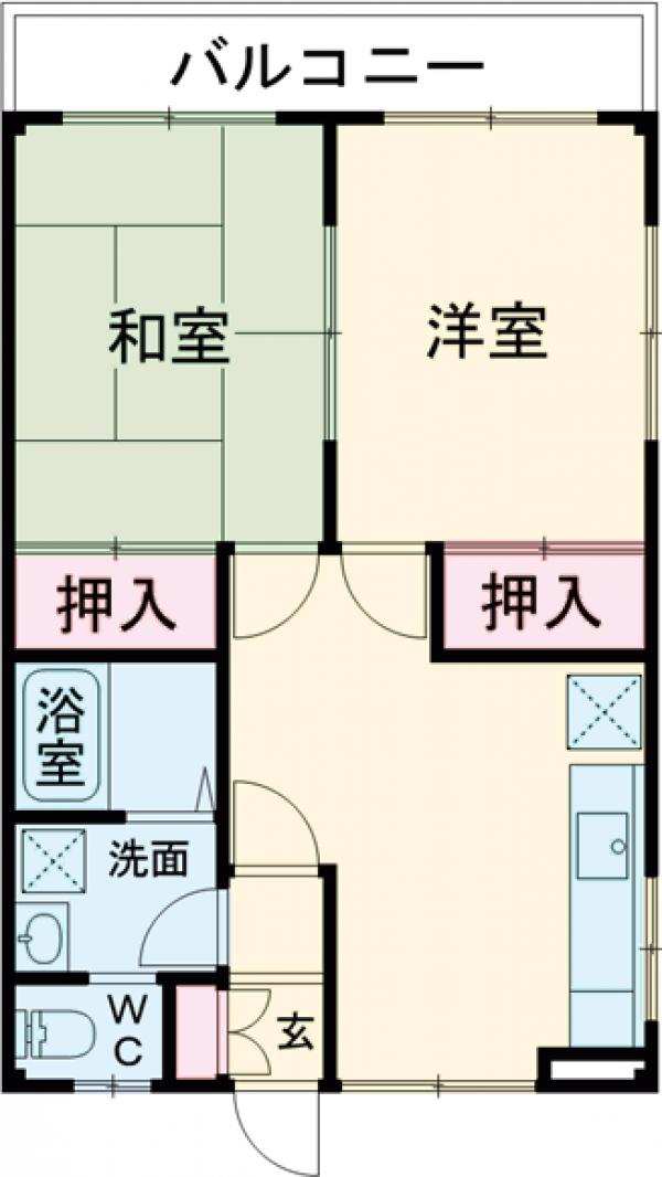 第2メゾン富士美の間取り