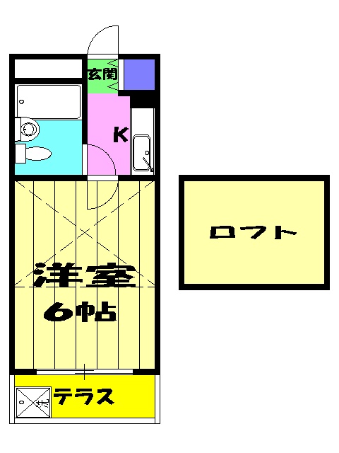 ジュネパレス習志野第8の間取り