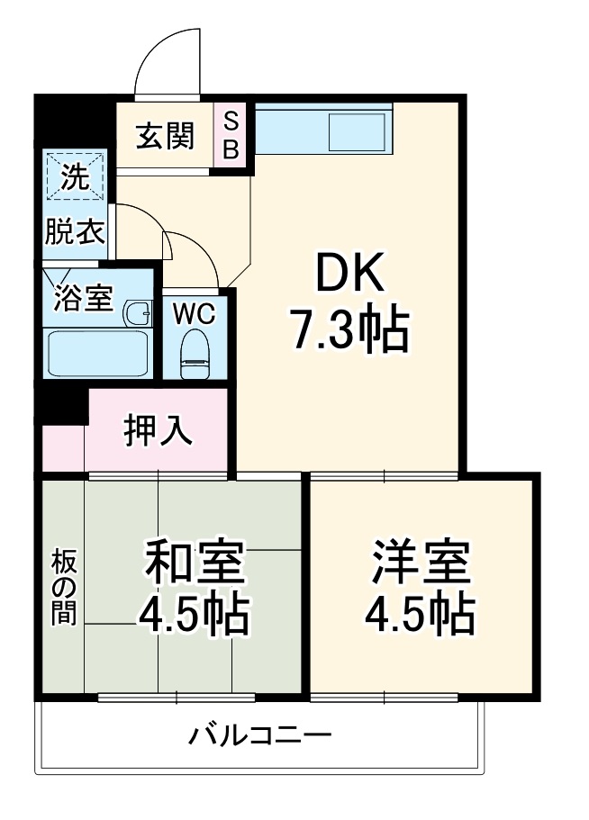 アーバン磯子の間取り